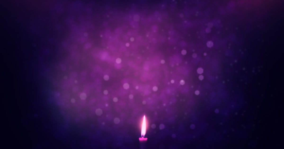 Advent Light Purple Still Background
