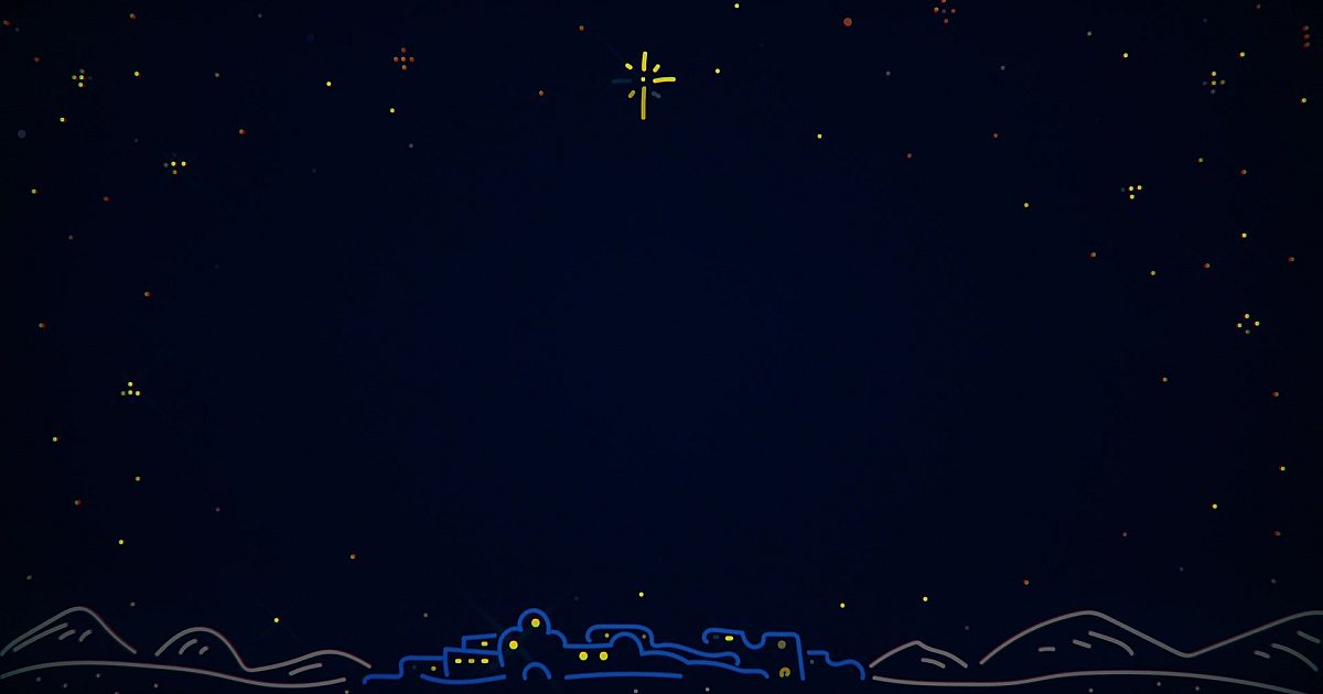 Christmas In Lights Bethlehem Still Still Background