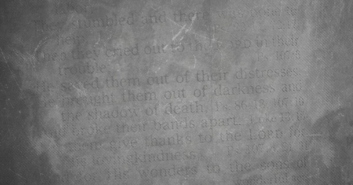 Faded Text Grey Still Background