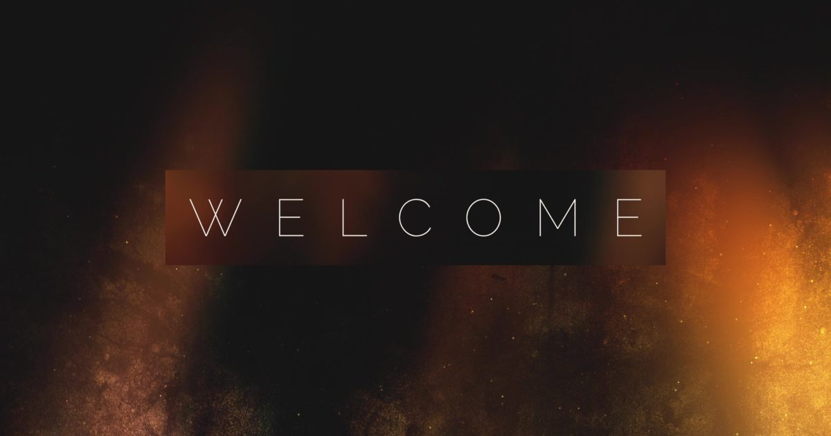 Backlighting Welcome Hot Light Flow Welcome Still | Still Background