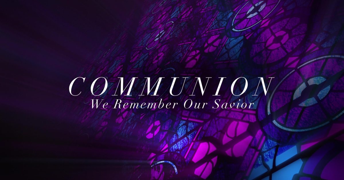 Modern Glass Communion Still Background