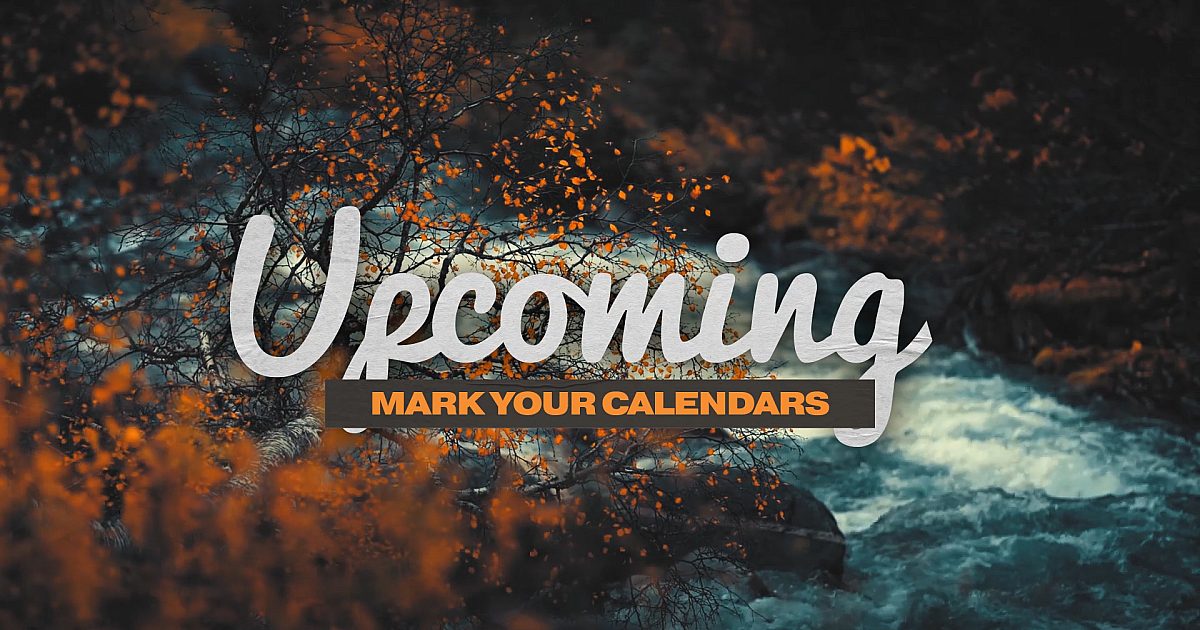 Moving Fall Upcoming Graphic | Still Background