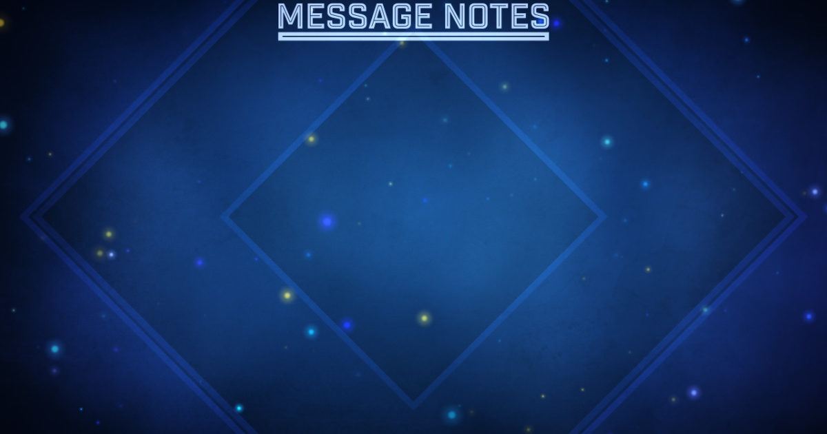 Particle Spin Message Notes Background