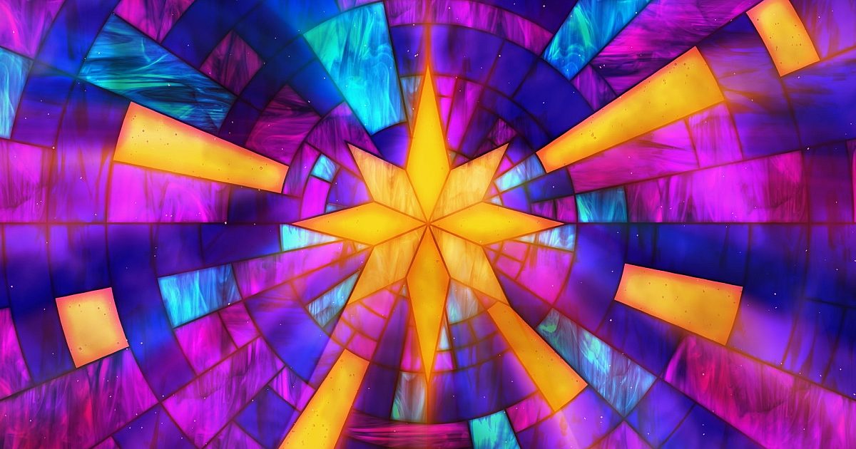 Stained Glass Christmas Star 01 Still | Still Background stained-glass-christmas-star-01-still-still-background