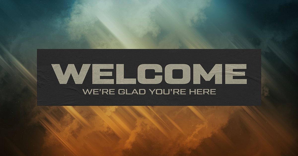 Through The Clouds Welcome Graphic | Still Background