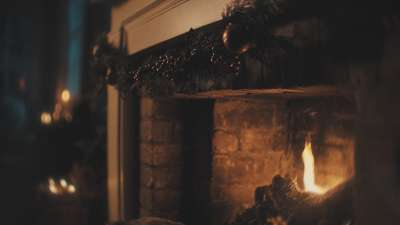A Nativity Story Fireplace Still