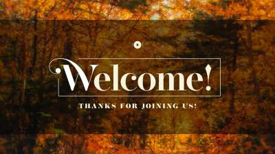 Autumn Vibes Welcome Stream Still