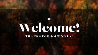 Autumns End Welcome Stream Still