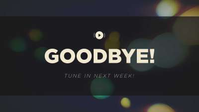 Blissful Bokeh Exit Stream Still