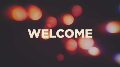 Blissful Bokeh Welcome Still