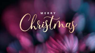 Christmas Ornamental Merry Christmas Still