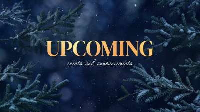 Christmas Wintertide Upcoming Still