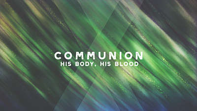 Color And Glitter Communion Still