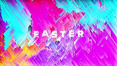 Color Strokes Easter Still