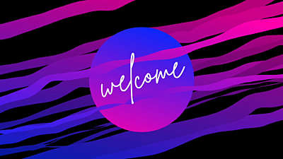 Colorwave Gradients Welcome Still