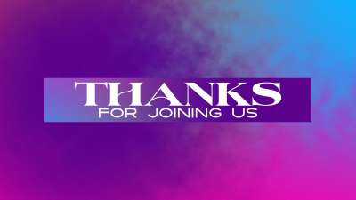 Easter Radiance Thanks For Joining Us Still