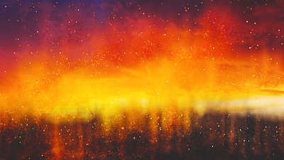 Easter Colors Fire Still