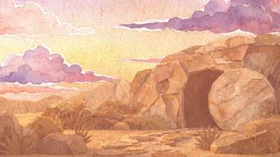 Flannelgraph Easter: Sunrise Empty Tomb