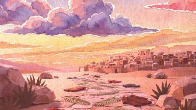 Flannelgraph Easter: Sunrise Palm Sunday