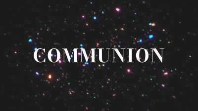 Glitterific New Year Communion Still