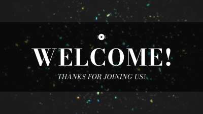 Glitterific New Year Welcome Stream Still