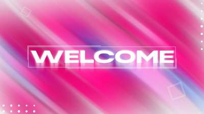 Gradient Swirls Welcome Graphic