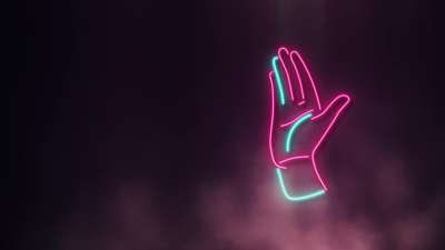 Neon Prayer Worship Still