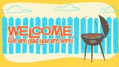 Retro Dad Welcome Still