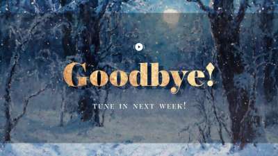 Snow Day Exit Stream Still