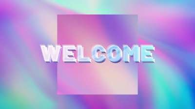 Spring Colors Welcome Still