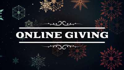 Vintage Christmas Online Giving Still