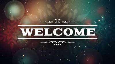 Vintage Christmas Welcome 02 Still