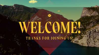 Vintage Lake Welcome Stream Still