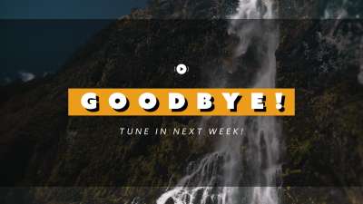 Waterfalls Exit Stream Still