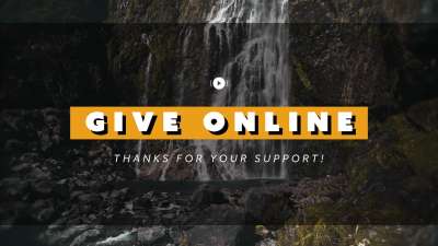 Waterfalls Give Stream Still