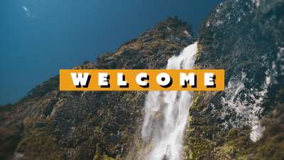 Waterfalls Welcome Still