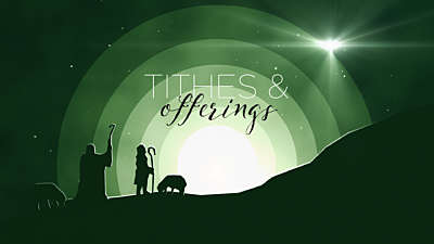 Winter Night Shepherd Tithes & Offerings Still