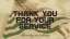 Thank You For Your Service Title
